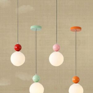 Nowoczesna Sufitowa Szklana Lampa Wisząca Bala