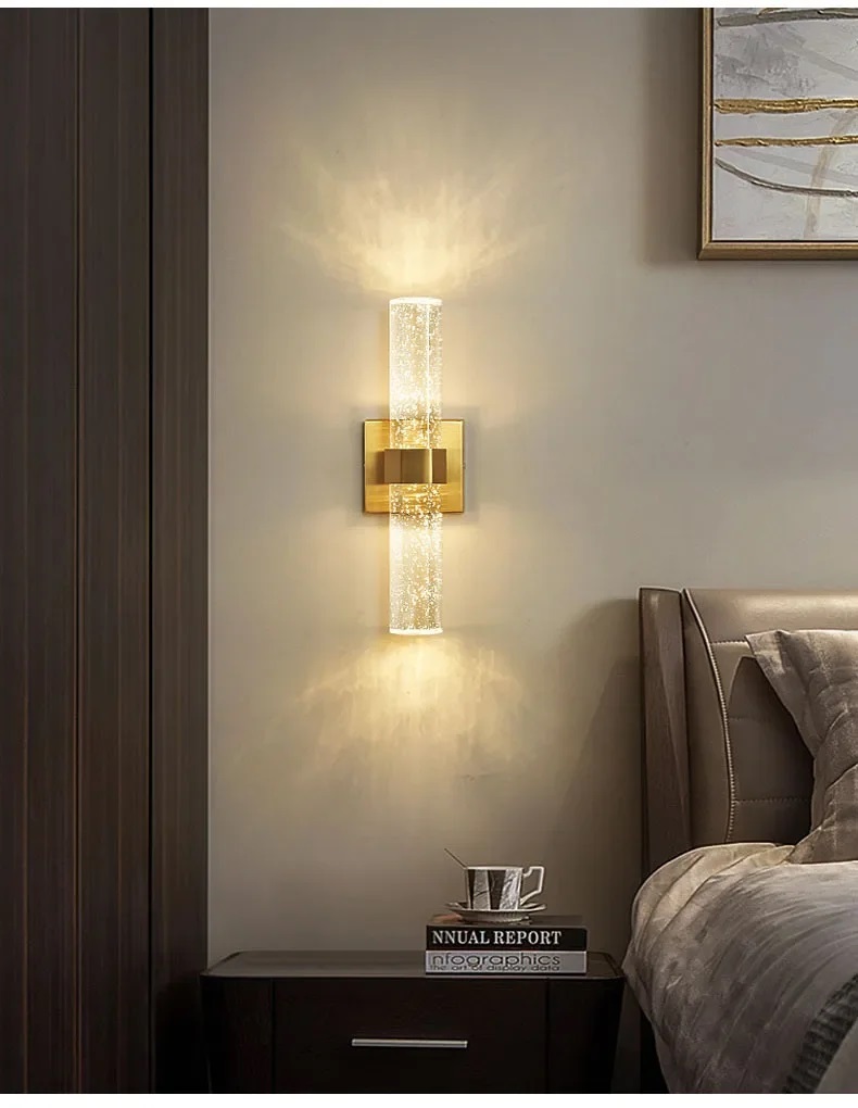 Nowoczesna Kryształowa Lampa Ścienna Essence Kinkiet Glamour - obrazek 2