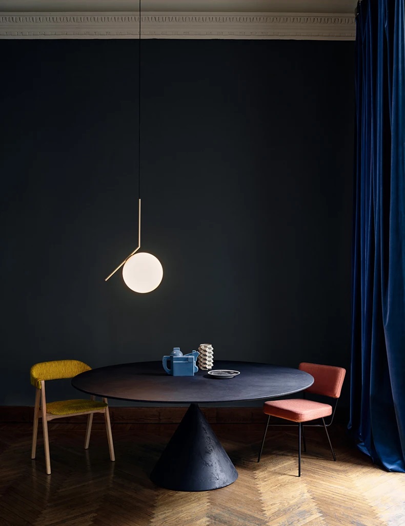 Nowoczesna Lampa Wisząca Aurelia Kula Świetlna Złota - obrazek 4