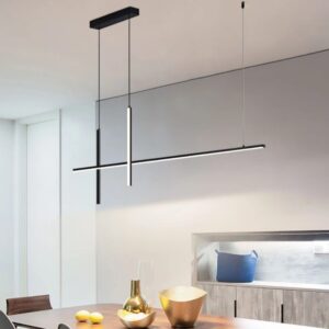 Nowoczesna Skandynawska Lampa Wisząca Listwy LED Nad Stół