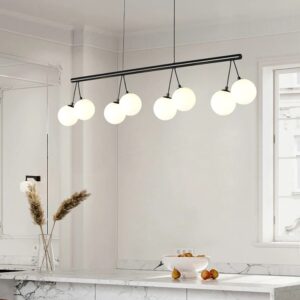 Nowoczesna Szklana Lampa Wisząca Palilo Nad Stół