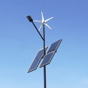 Latarnia Solarna Hybrydowa LED 30W (panel 2x245W)