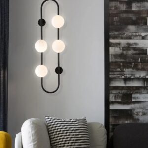 Nowoczesna Lampa Ścienna Yango Kinkiet Szklane Kule