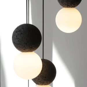 Nowoczesna Skandynawska Lampa Wisząca Orgio Cement