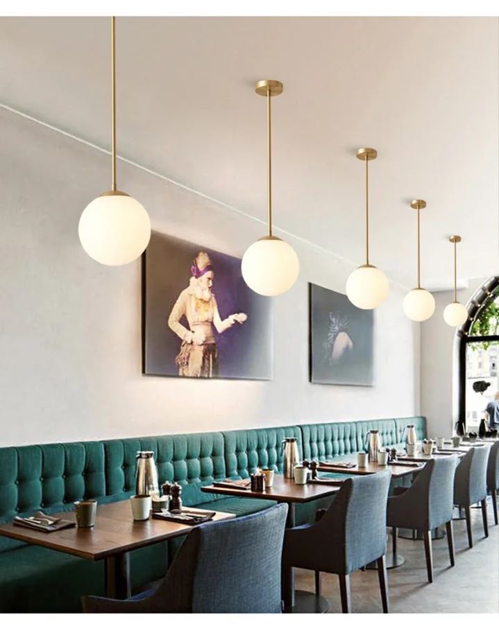 Nowoczesna Szklana Lampa Wisząca Camina Kule