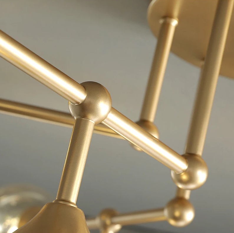 Nowoczesna Szklana Lampa Sufitowa Dallas Żyrandol - obrazek 10