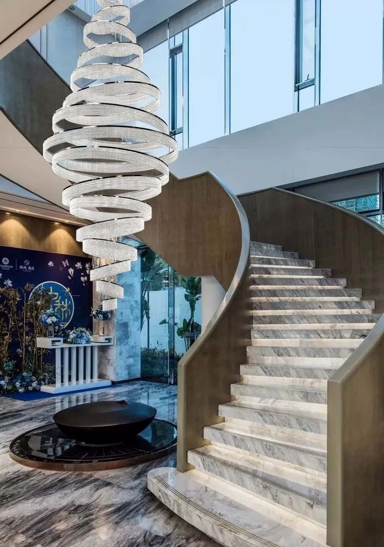 Nowoczesna Kryształowa Lampa Wisząca Waterfall Żyrandol Glamour - obrazek 10