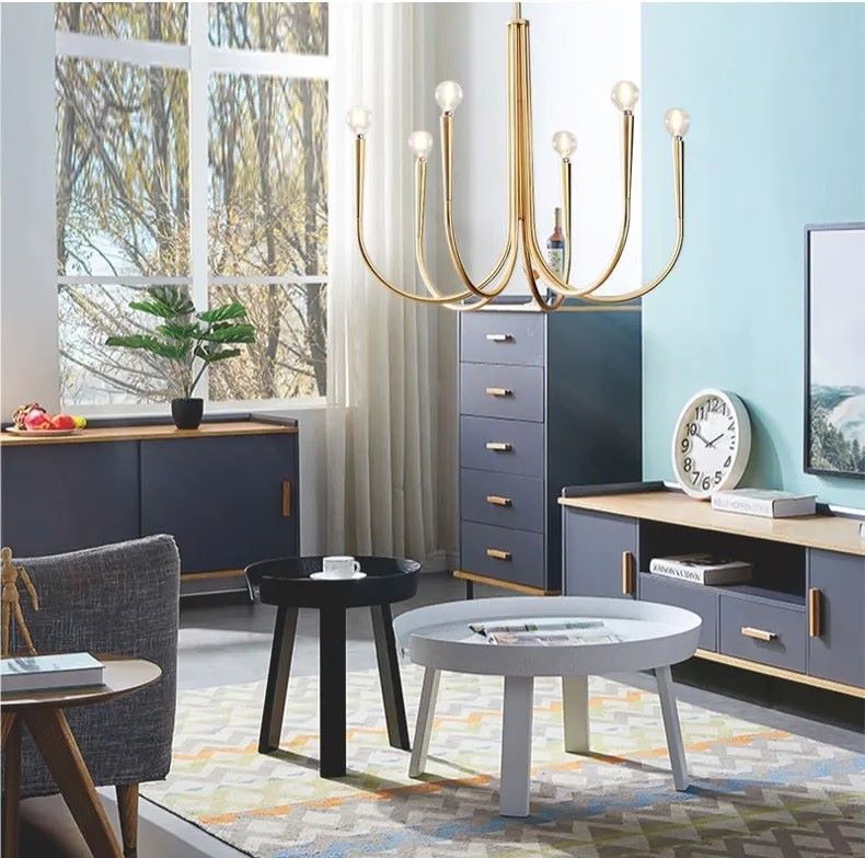 Nowoczesna Skandynawska Lampa Sufitowa Snoob Żyrandol - obrazek 7