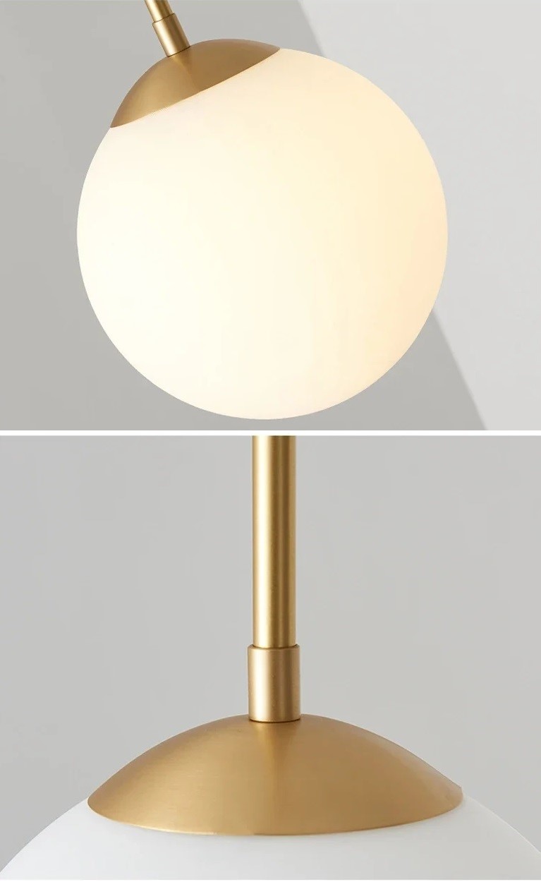 Nowoczesna Szklana Lampa Wisząca Camina Kule - obrazek 5