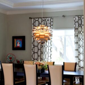 Skandynawska Lampa Wisząca Artichoke Żyrandol Metalowy