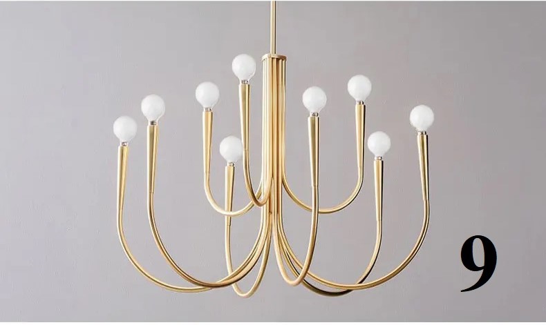 Nowoczesna Skandynawska Lampa Sufitowa Snoob Żyrandol - obrazek 12