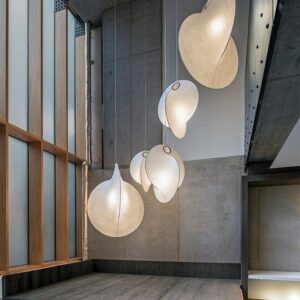 Nowoczesna Klasyczna Lampa Wisząca Overlap Biała