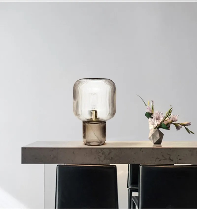 Nowoczesna Szklana Lampa Stołowa Note - obrazek 3