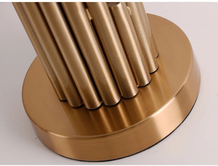 Nowoczesna Lampa Stołowa Solana Złota - obrazek 4