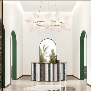 Nowoczesna Wisząca Lampa Sufitowa Giopato Złota