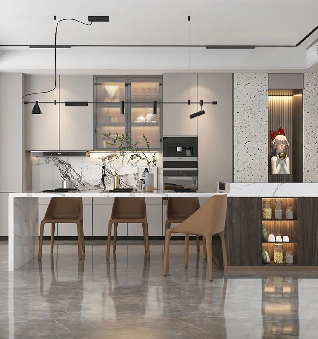 Nowoczesna Skandynawska Lampa Wisząca Namasu Nad Stół Loft - obrazek 3