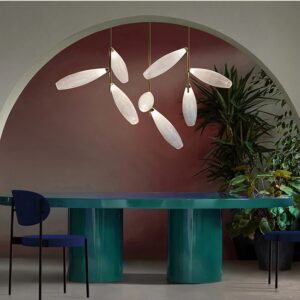 Nowoczesna Wisząca Lampa Sufitowa Giopato Złota