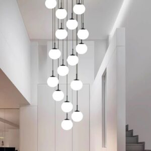 Nowoczesna Sufitowa Szklana Lampa Wisząca Tulia