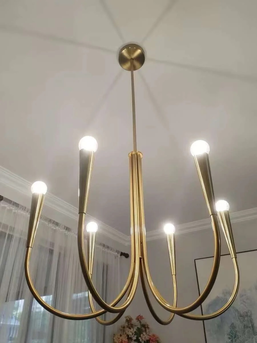 Nowoczesna Skandynawska Lampa Sufitowa Snoob Żyrandol - obrazek 15