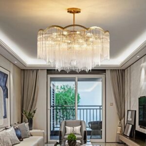 Nowoczesna Lampa Sufitowa Filago Żyrandol Glamour