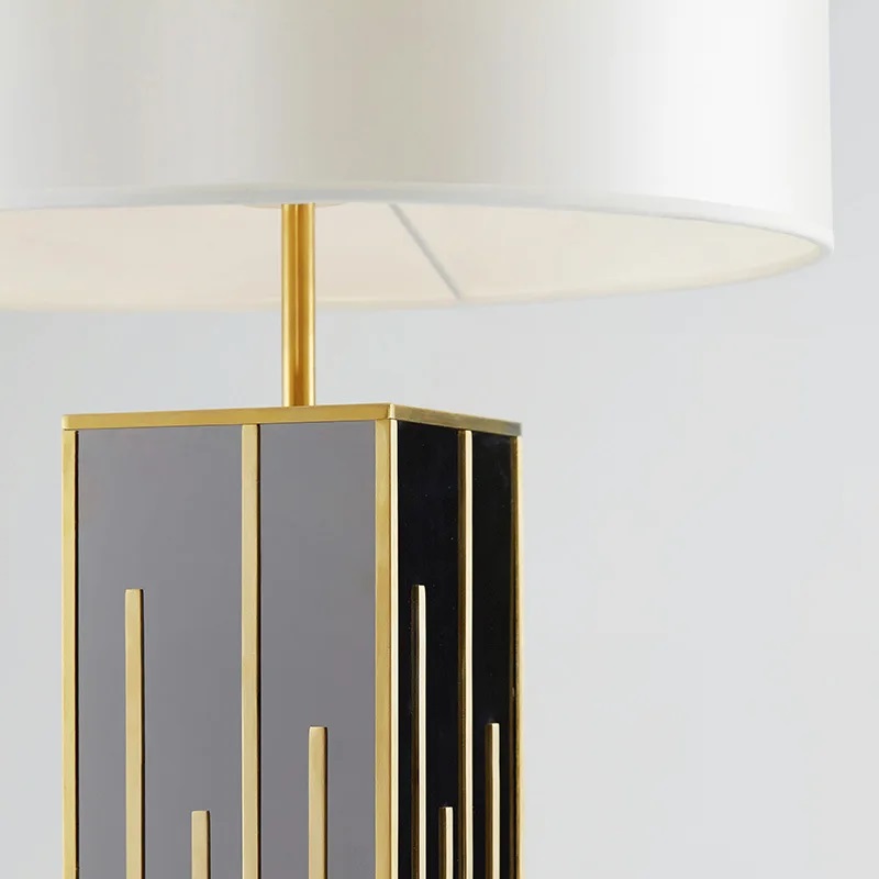 Nowoczesna Lampa Stołowa Regine Złota - obrazek 4