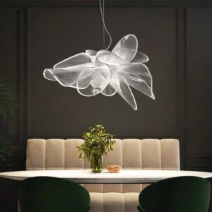 Skandynawska Lampa Wisząca Belle Etoile Biała