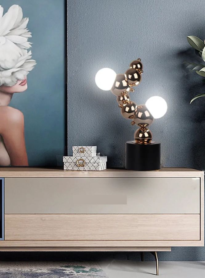 Elegancka Lampa Stołowa La Bolero Lustre Kule