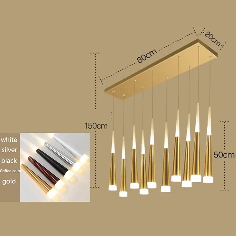 Nowoczesna Lampa Wisząca Sople Żyrandol Glamour - obrazek 8