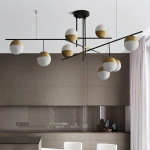 Nowoczesna Szklana Lampa Wisząca Stelia Nad Stół