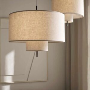 Rustykalna Materiałowa Lampa Wisząca Margin Boho