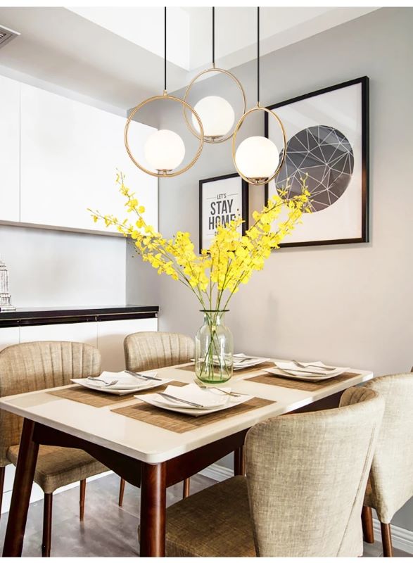 Nowoczesna Szklana Lampa Wisząca Portocolom Kula Świetlna - obrazek 5