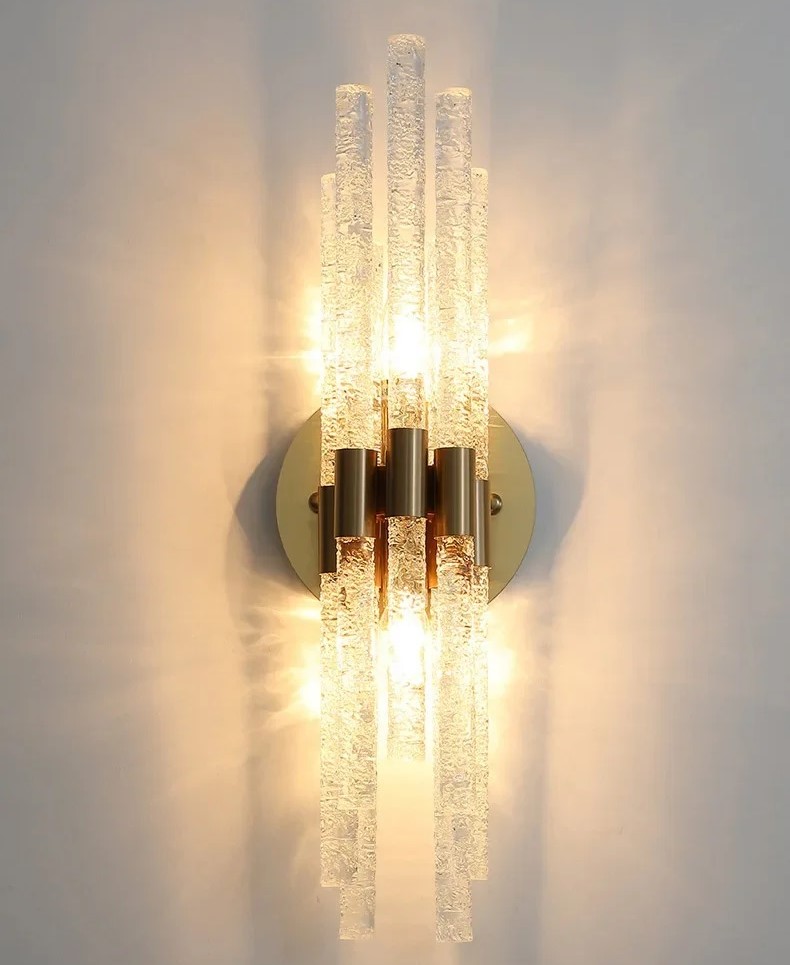 Nowoczesna Kryształowa Lampa Ścienna Mikado Kinkiet Glamour - obrazek 5