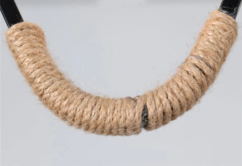 Lampa Wisząca Z Liny Jutowej LOVE Rustykalna - obrazek 15