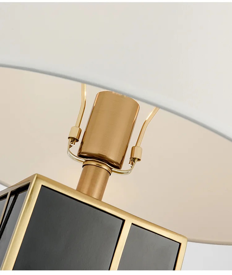 Nowoczesna Lampa Stołowa Regine Złota - obrazek 5