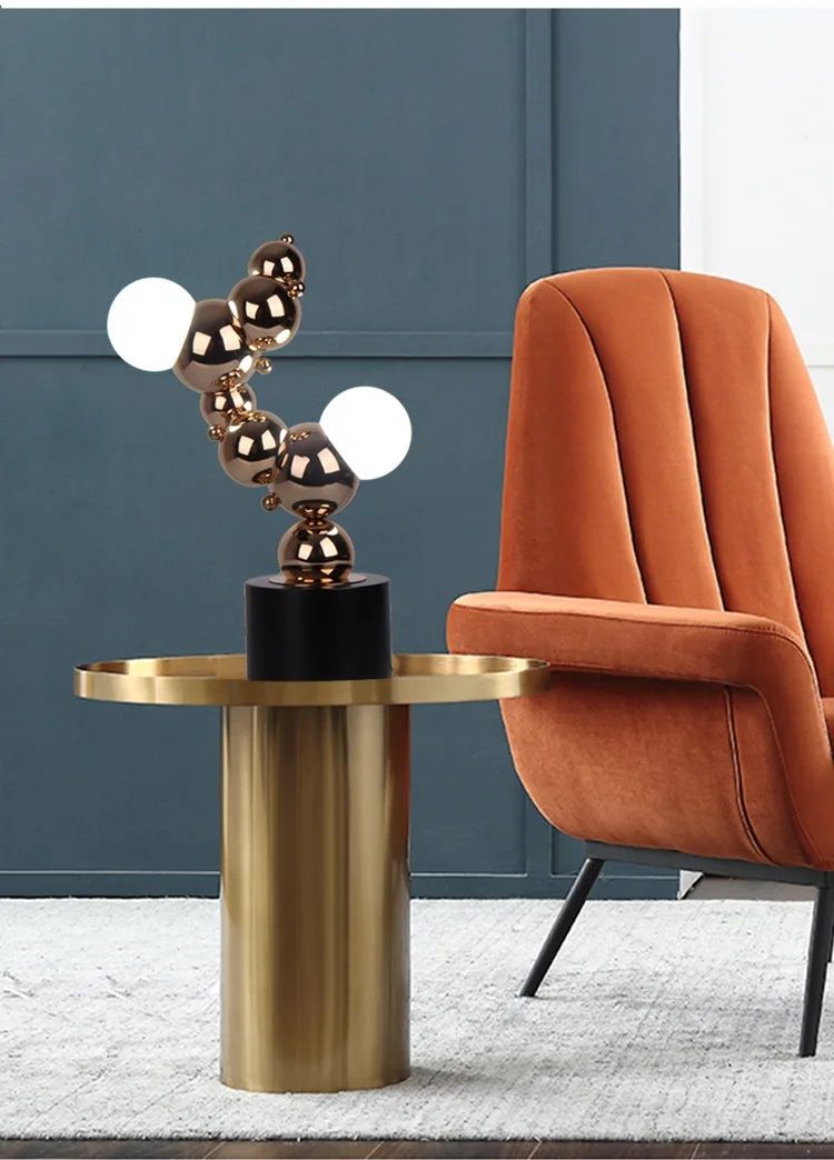 Elegancka Lampa Stołowa La Bolero Lustre Kule - obrazek 2