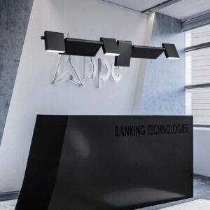 Nowoczesna Podłużna Lampa Wisząca Prostokąty Nad Stół