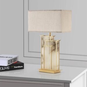 Luksusowa Lampa Stołowa Camelia Złota Glamour