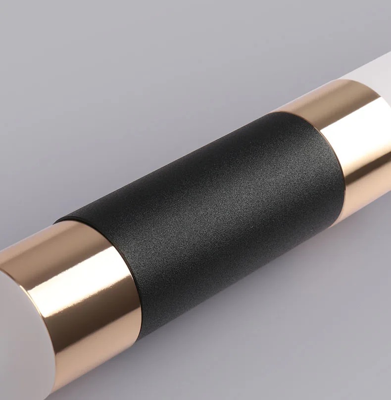 Nowoczesna Lampa Wisząca Basalt Żyrandol Czarny Tuba LED - obrazek 13