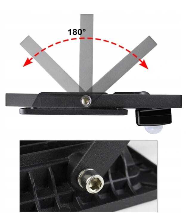 Naświetlacz Lampa LED 100W Z Czujnikiem Ruchu - obrazek 8