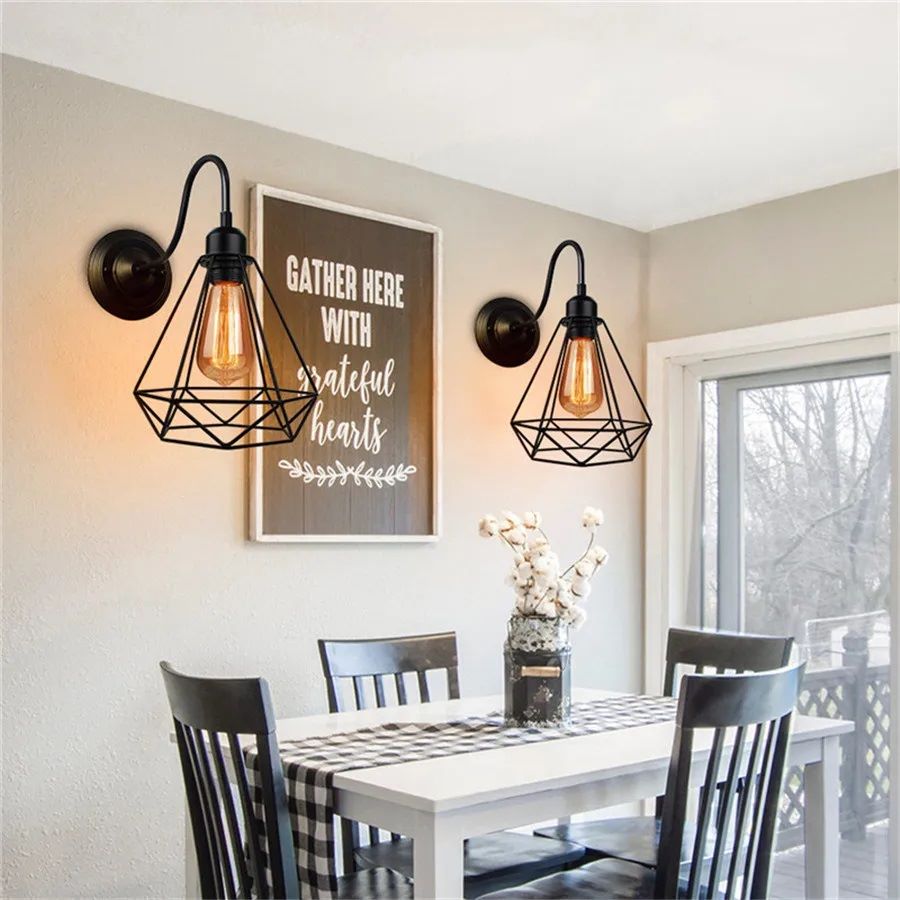 Nowoczesna Skandynawska Lampa Ścienna Byron Diament Kinkiet Loft - obrazek 4