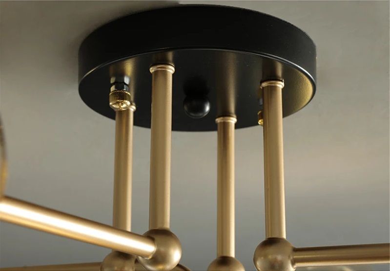 Nowoczesna Szklana Lampa Sufitowa Dallas Żyrandol - obrazek 6