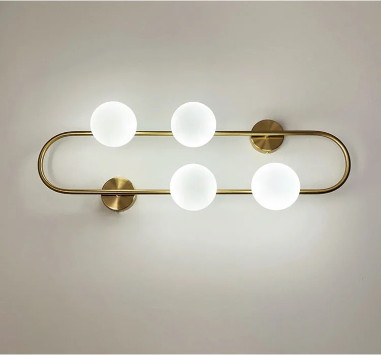 Nowoczesna Lampa Ścienna Yango Kinkiet Szklane Kule - obrazek 5