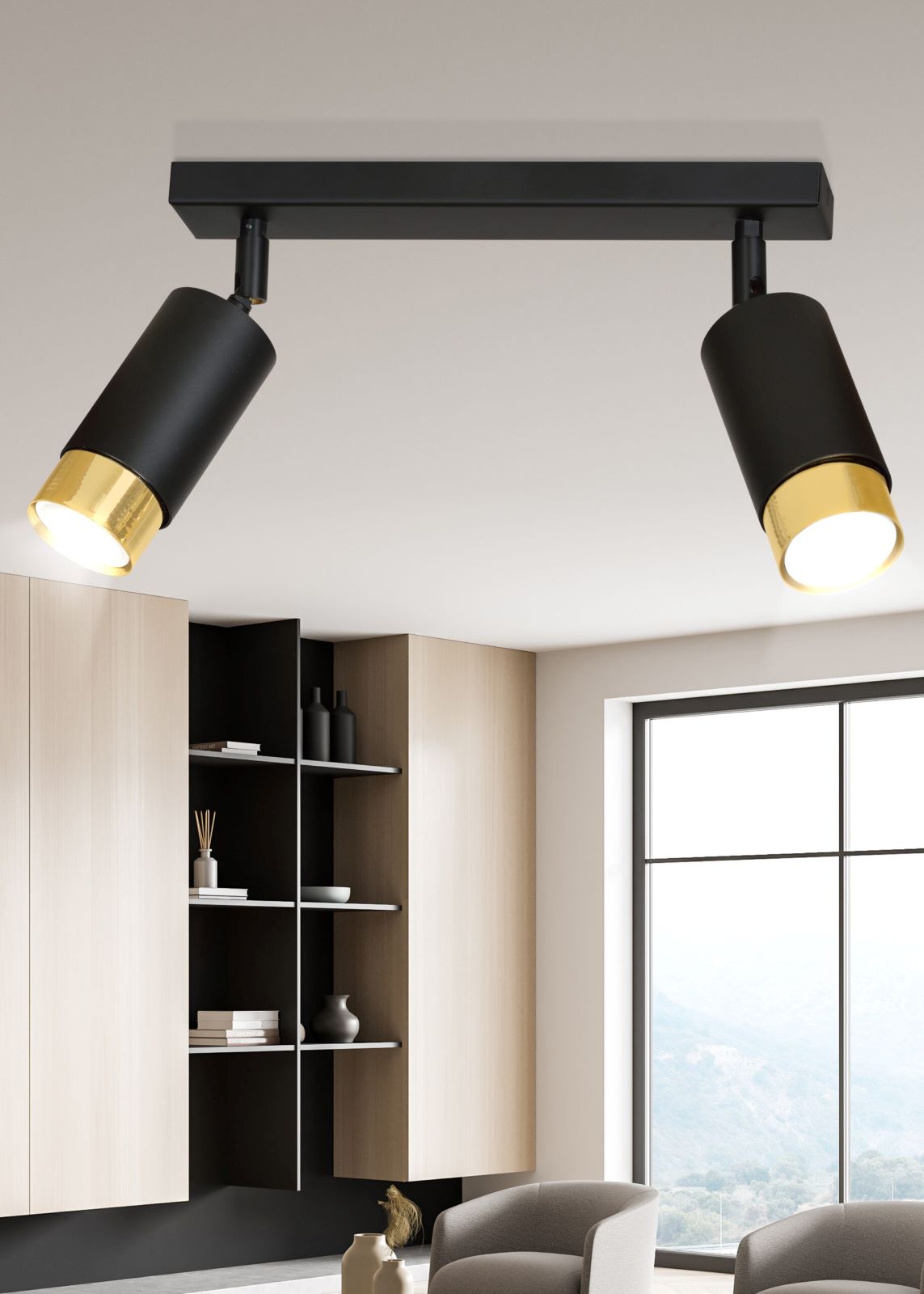 Nowoczesna Lampa Sufitowa Listwa Hiro Spot Plafon Loft - obrazek 6