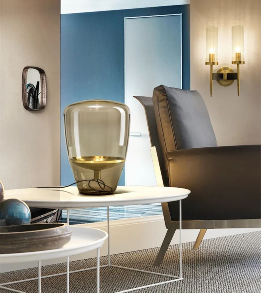 Nowoczesna Szklana Lampa Stołowa Balloons