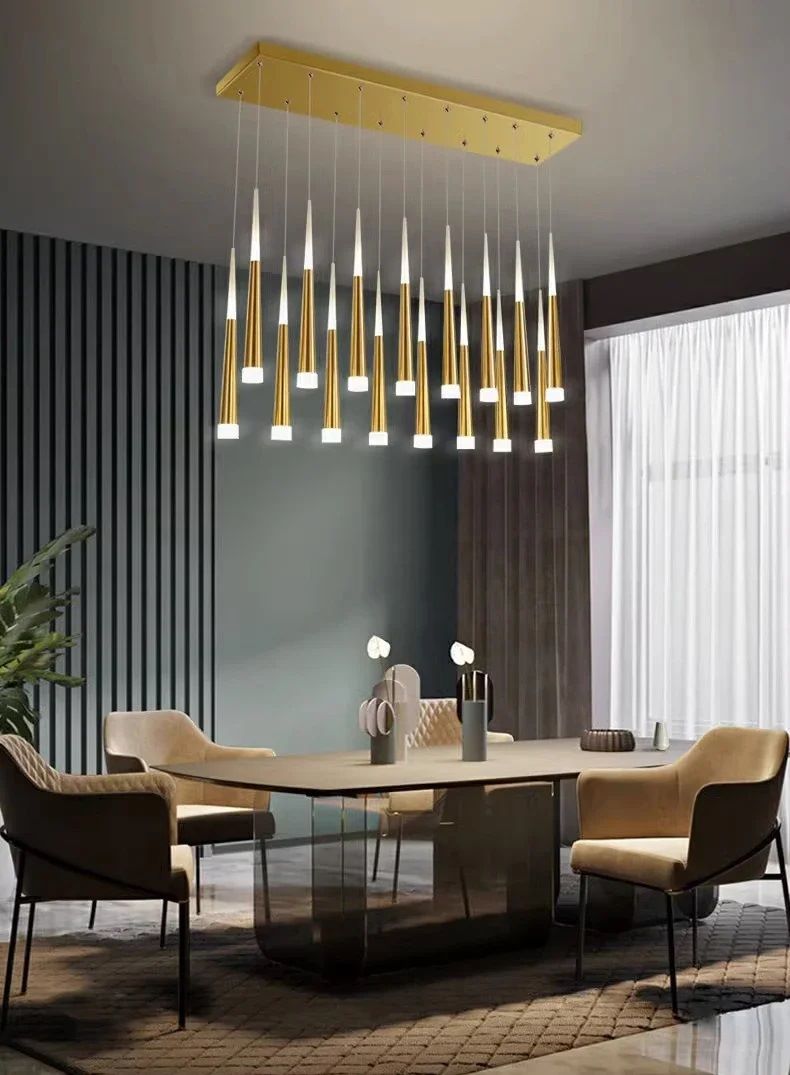 Nowoczesna Lampa Wisząca Sople Żyrandol Glamour - obrazek 4