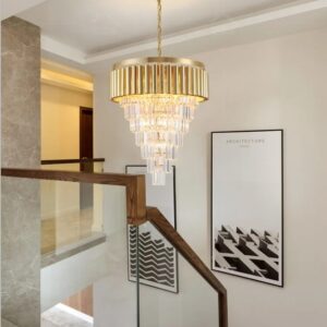 Nowoczesna Kryształowa Lampa Wisząca Splendore Żyrandol Glamour