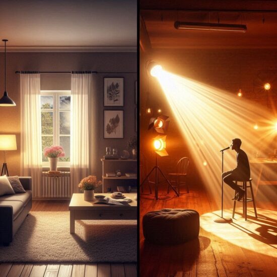 Oświetlenie ogólne vs. oświetlenie punktowe: Jakie są różnice?