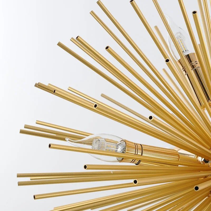 Nowoczesna Metalowa Lampa Wisząca Vivaldo Złota - obrazek 13