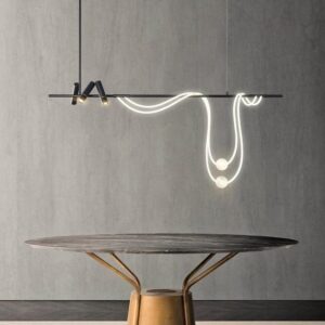 Nowoczesna Skandynawska Lampa Wisząca Casambi Nad Stół Loft