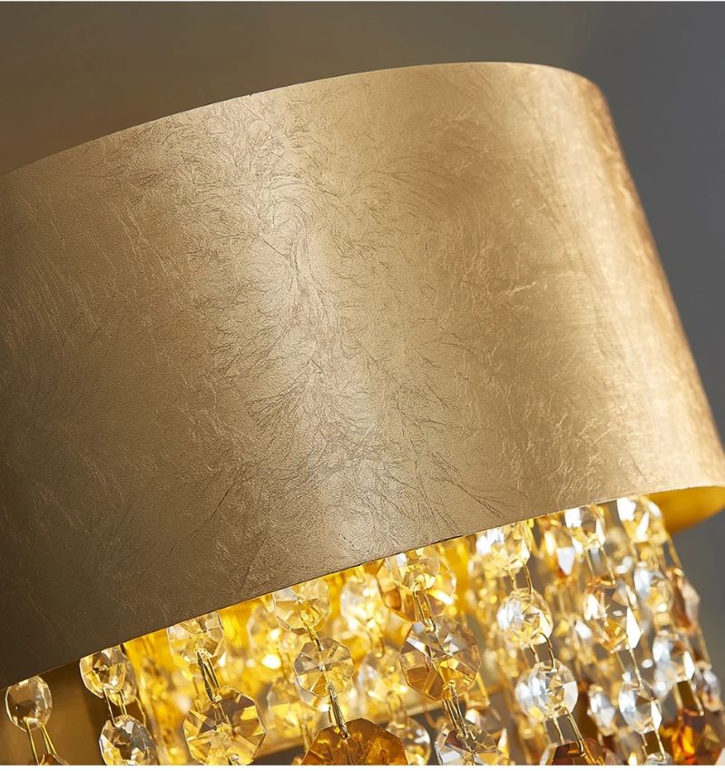 Nowoczesna Kryształowa Lampa Ścienna Masiero Ola Kinkiet Glamour - obrazek 7